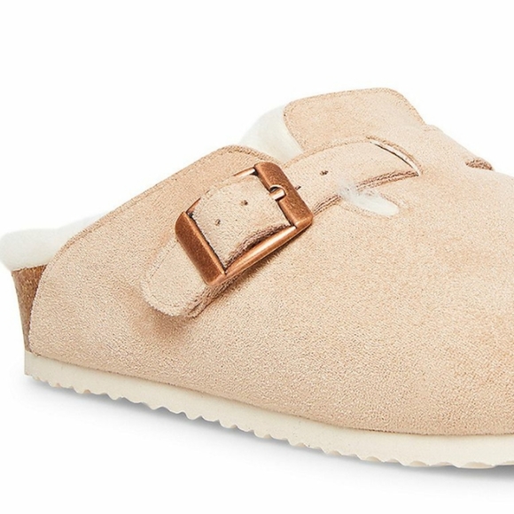 Boston Clog Mules 💕 Light Blush Clogs 👡 NWT 💖 BNIB 🌟 SIZE 7.5 💫 Fur & Suede - Picture 12 of 17